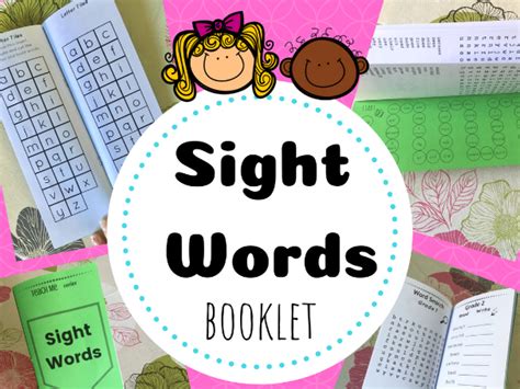 Sight Words Booklet Teaching Resources
