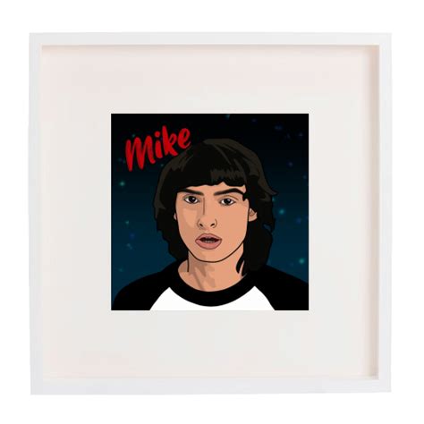 Buy Stranger Things Mike Wheeler Art A1 A2 A3 Or A4 Art Prints On