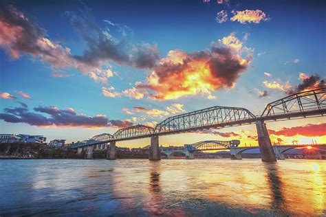 Chattanooga Sunset 6 Photograph By Steven Llorca Fine Art America