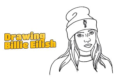 How To Draw Billie Eilish Step By Step Really Easy Youtube