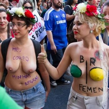 Topless Naked Protesters Occasional Stray Peen Warning The Drunken StepFORUM A Place To