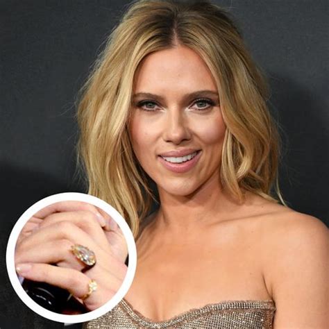 Scarlett johansson flashes engagement ring from fiance colin jost after calling him 'love of her life' on 'snl'. Why Scarlett Johansson Chose an Unusual Ring for Her ...