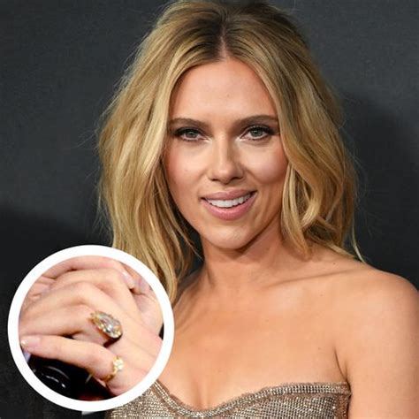 Scarlett johansson flashes engagement ring from fiance colin jost after calling him 'love of her life' on 'snl'. Why Scarlett Johansson Chose an Unusual Ring for Her ...
