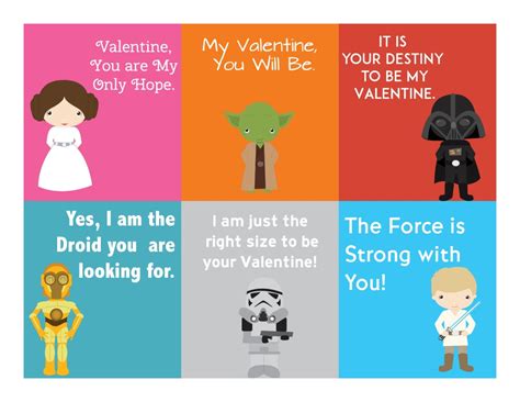 Free Printable Star Wars Valentines Day Cards Sippy Cup Mom