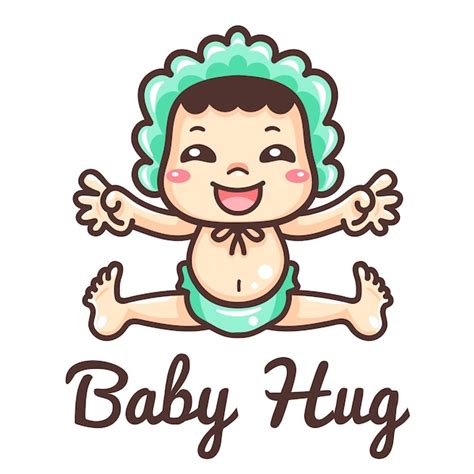 Premium Vector Baby Hug Logo Template