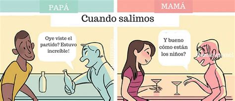 Las Diferencias Entre El Papá Y La Mamá En Diferentes Situaciones