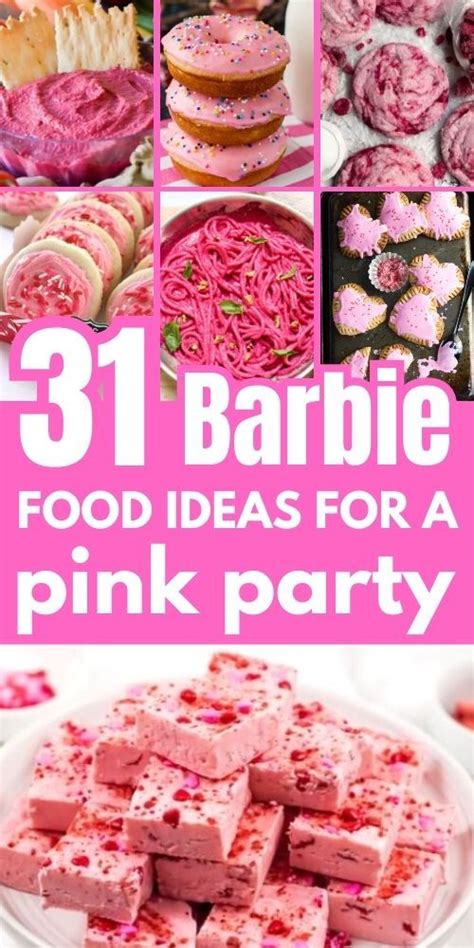 Barbie Food Ideas For Party Pink Party Foods Pink Party Theme Pink