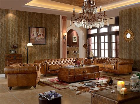 Whiskey light brown leather reclining sofa han rc. Century Chesterfield Sofa - Light Brown Leather ...