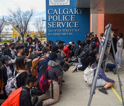 Watch Calgary High School Students Walk Out Of Class March To Cps Hq