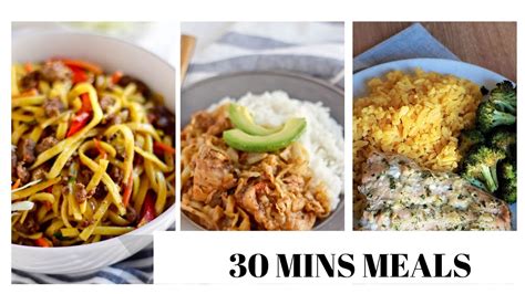 3 Easy 30 minute meals | What's for Dinner - YouTube
