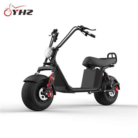 Big Tires Two Wheels Electric Scooter 1000w 60v Eec Approved For Adult