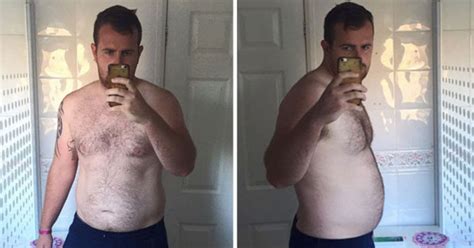 Overweight Man Sheds 3st In Just Eight Weeks See His Transformation