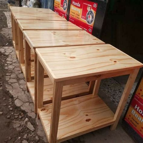 meja susun kayu