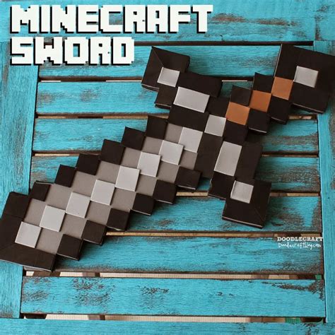 Minecraft Coal Sword