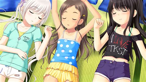 Wallpaper Shoujo Ramune Komako Semenovich Chie Sayama Loli Sleeping X Jeadgher