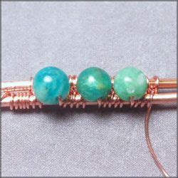 Wire Weaving With Beads How To Add A Bead How To Make Jewelry