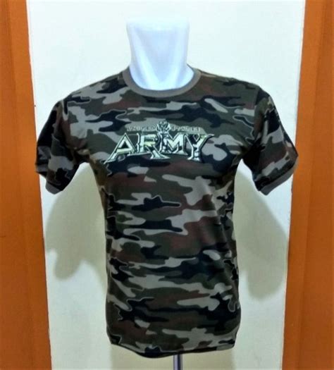 Jual Kaos Army Kaos Loreng Body Fit 01 Di Lapak Toko Kita Jaya