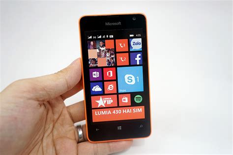 Microsoft Lumia 430 Smartphone Giá Rẻ Nhất Của Microsoft