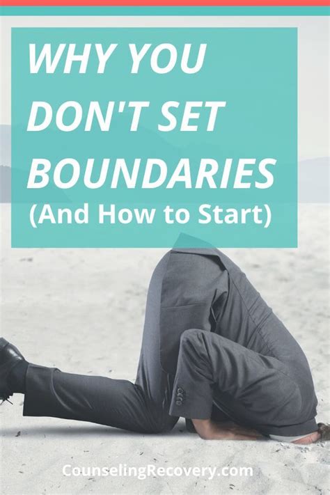 Why You Don T Set Boundaries Counseling Recovery Michelle Farris LMFT Healthy
