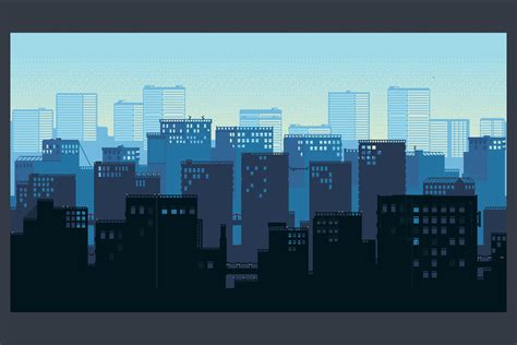 Free City Backgrounds Pixel Art Download