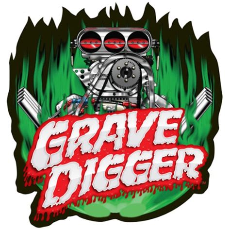 Printable Grave Digger Logo Printable Word Searches