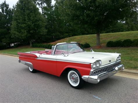 This 1959 ford fairlane 500 galaxie sunliner is a fantastic example of ford's top of the line model. 1959 Ford Galaxie 500 Sunliner Convertible - Classic Ford Galaxie 1959 for sale