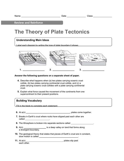 Our online plate tectonics trivia quizzes can be adapted to suit your requirements for taking some of the this practice quiz will help you review the three different types of plate boundaries. 30 The Theory Of Plate Tectonics Worksheet Answers ...