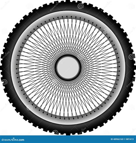 Motorcycle Wheel Stock Vector Illustration Of Sport 48966160