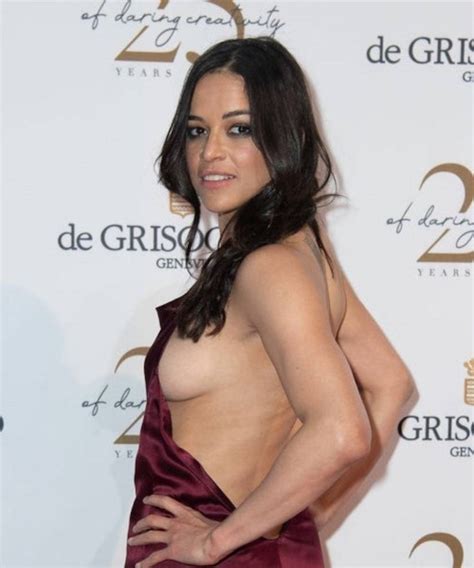 Michelle Rodriguez Braless Sideboob Sexy Dress XPicsly