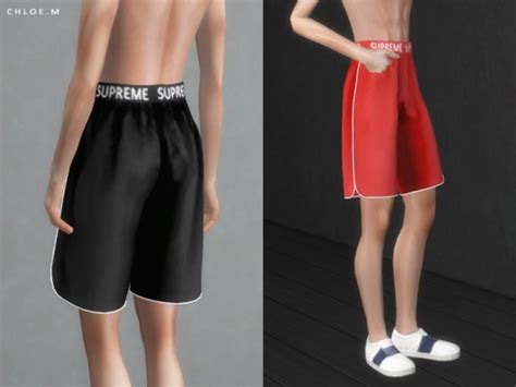 The Sims Resource Sports Shorts Male By Chloemmm Sims 4 Downloads