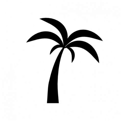 Free Icon Palm Tree Silhouette 2 Palmier Dessin Silhouette Palmier