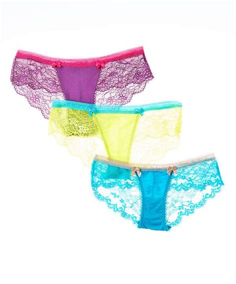 Honeydew Intimates Taffy Cupcake And Bamboo Lace Claudia Hipsters Set