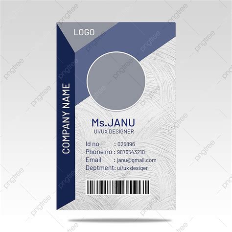 Id Card Design Template Template Download On Pngtree
