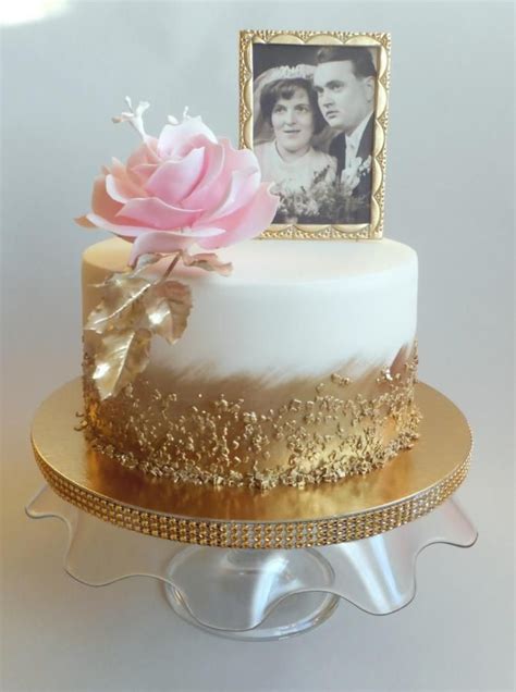 50th wedding anniversary cake by Jitkap - cakesdecor.com/... #50th #