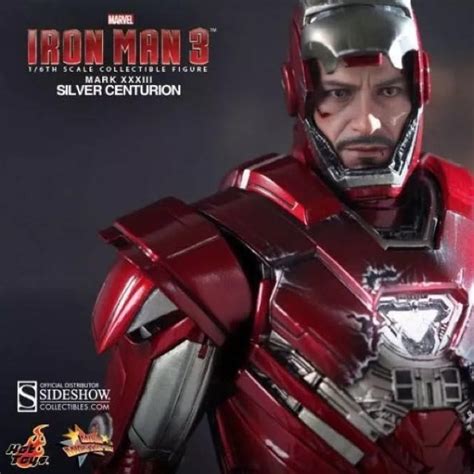 Hot Toys Iron Man Silver Centurion Mark Xxxiii