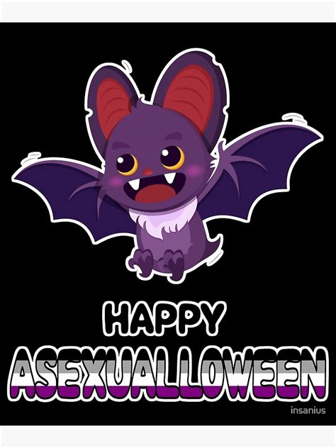 Asexual Meme Asexual Halloween Happy Asexualloween Asexuality Asexual Bat Asexual Pride