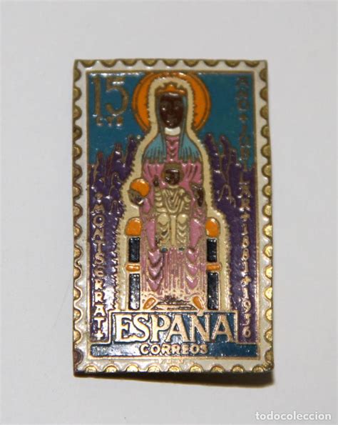 Pin103 Insignia Año Jubilar De Montserrat Meta Comprar Pins Antiguos Y De Colección En