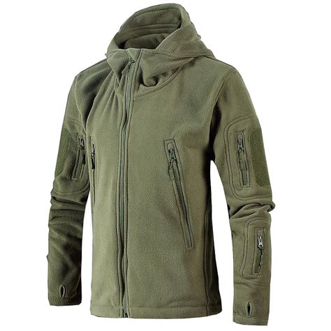 2018 Autumn Winter Mens Military Tactical Fleece Jacket Tad Warm Liner