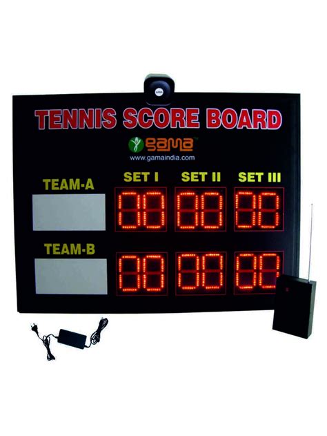 Tennis Scoreboard Set Of 3 Gama Sport