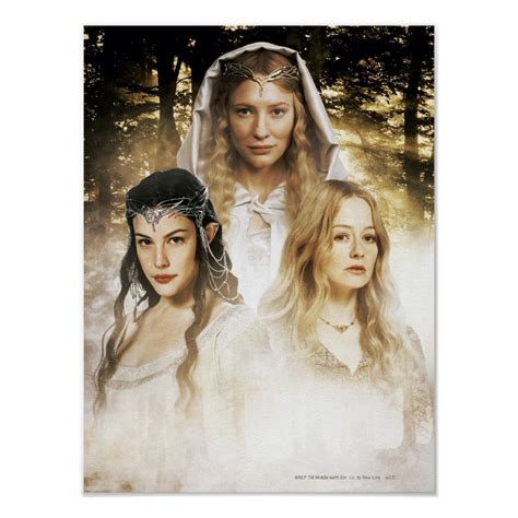arwen galadriel eowyn poster custom prints design your own fellowship of the ring
