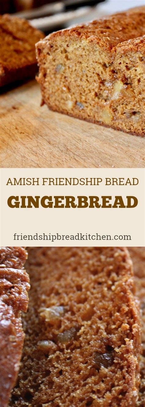 Save 1 cup to begin process all over again or you can use all 3 cups batter for the recipes at 1 time and when you want to bake these again just start the starter again. Gingerbread Amish Friendship Bread | Recipe | Friendship ...