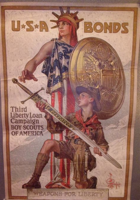 Wwi Weapons For Liberty Poster