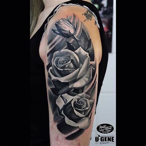 Traditional rose tattoo black and grey traditional black rose tattoos. Black and Grey Rose Tattoos | Best Tattoo Ideas Gallery ...