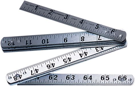 3 Steel Folding Rule 7036 Pec Tools Precision Measuring Tools