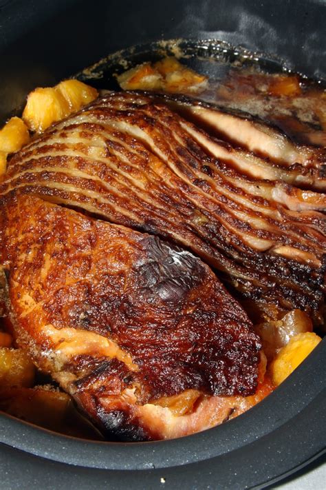 Sprinkle with salt and pepper, and then add 1 cup of the grated cheese. For the Love of Food: Crock-Pot Brown Sugar Pineapple Ham ...