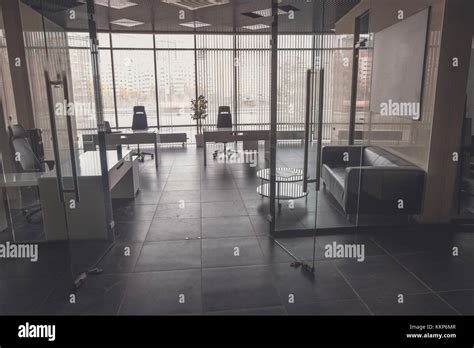 Modern Office Interiors Stock Photo Alamy