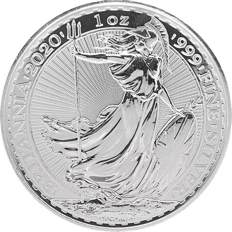 Buy Silver Bullion Britannia 2020 1 Oz The Royal Mint