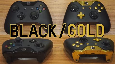 Blackchrome Gold Xbox One Controller Youtube
