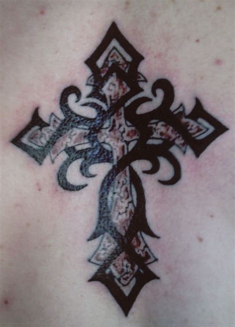 25+ fantastic tribal christian tattoos. Tribal Cross Christian Tattoos Design - Inofashionstyle.com