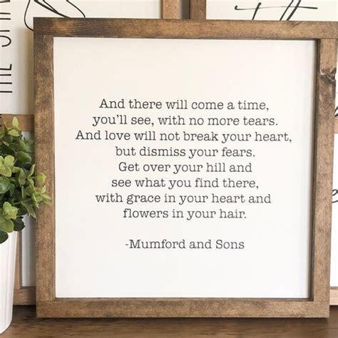 Mumford And Sons Song Lyrics Mumford And Sons Wall Art Etsy